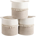 danpinera Storage Baskets, 3 Pack Soft Round Storage Bins by danpinera