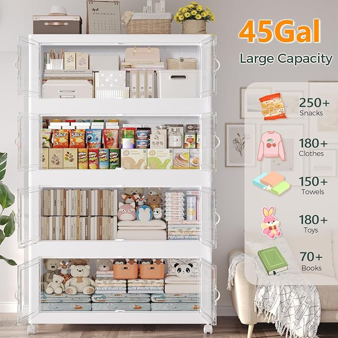 720QT Extra Large Stackable Storage Bins - Image 5