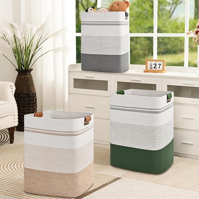 Laundry Hamper, 85L Tall Laundry Basket - Image 7