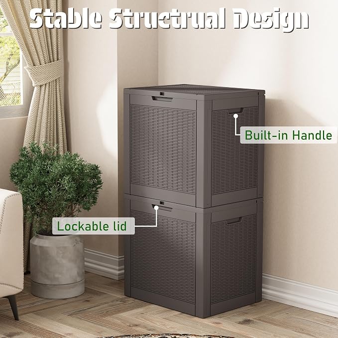 NUNU LAB 31 Gallon Outdoor Storage Box Waterproof, Outside Package Delivery - Image 7