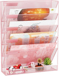 Wall File Organizer Holder Mesh Hanging Paper Document Holder, Vertical 6 by GDINDINFAN