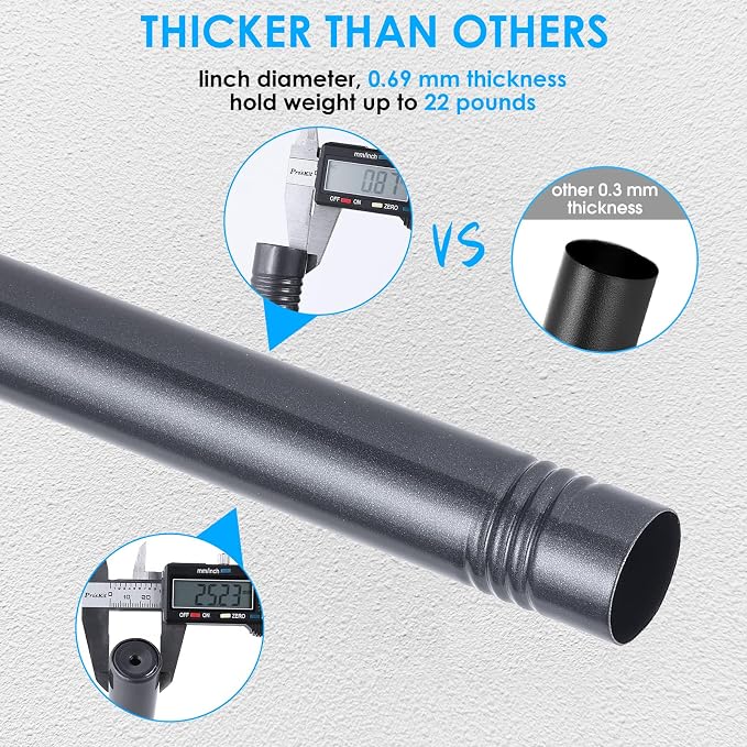 Industrial Curtain Rod, Curtain Rods - Image 5