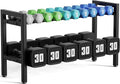 Dumbbell Rack Weight Stand Holder 2-Tier 31 IN Adjustable Weight Rack by Josmimic