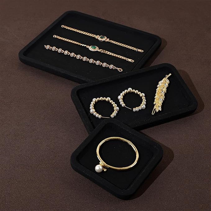 Microfiber Jewelry Display Flat Tray - Image 2