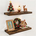24 Inch Floating Shelves for Wall 2 Pack for Bedroom|Kitchen|Bathroom, Wall by FunMemories