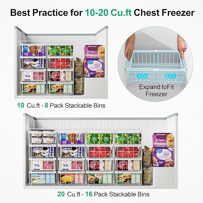 iSPECLE Freezer Organizer Bins - Image 2