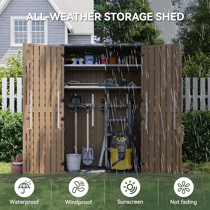 Aoxun Outdoor Storage Shed - Image 3