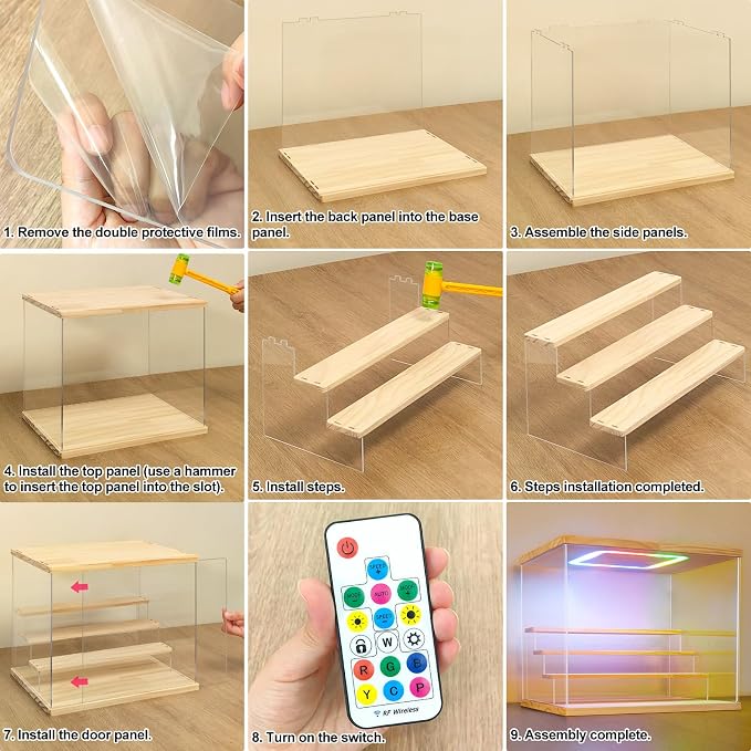 NONEMEY Clear Acrylic Display Case - Image 4