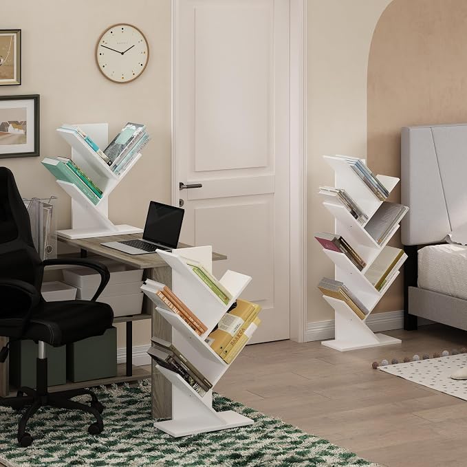 Furinno Tree Book Shelf, 5-Tier Bookshelf, Tree Bookcase - Image 5