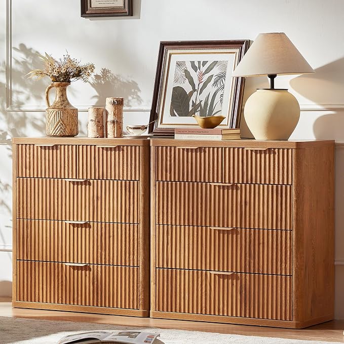 LEYAOYAO Fluted 5 Drawers Dresser - Image 6