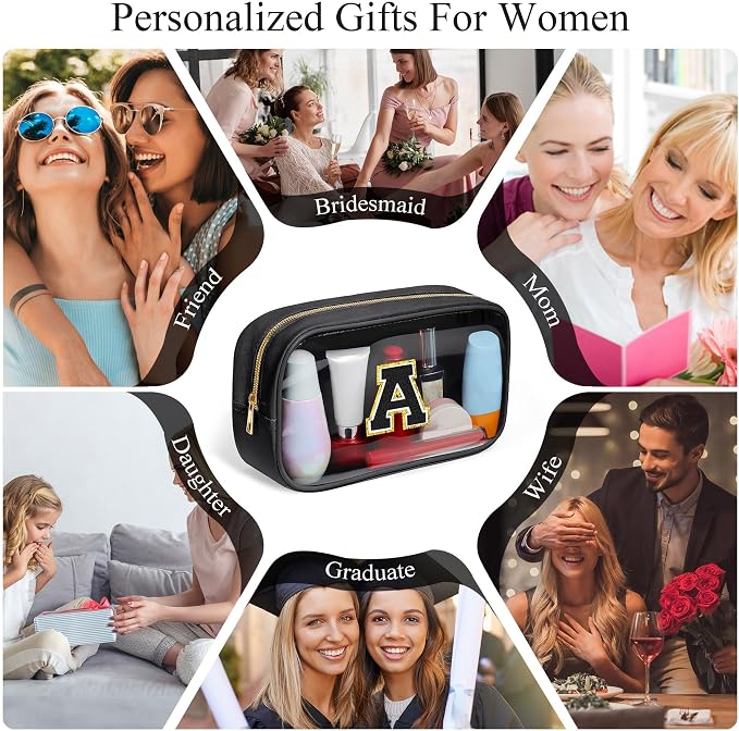 YOOLIFE Travel Clear Makeup Bag Toiletry Bag, Make up Bag Waterproof Toiletry - Image 7