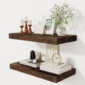 12 Inch Deep Floating Shelves, 24 x 12 Floating Shelf by FunMemories