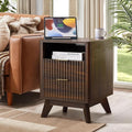 Fluted Nightstand by Expandyourspacewithendlesspossibilities