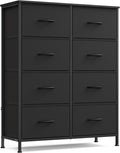SONGMICS Dresser for Bedroom, Chest of Drawers, 8 Non-Woven Fabric Drawers by SONGMICSbySONGMICSHOME