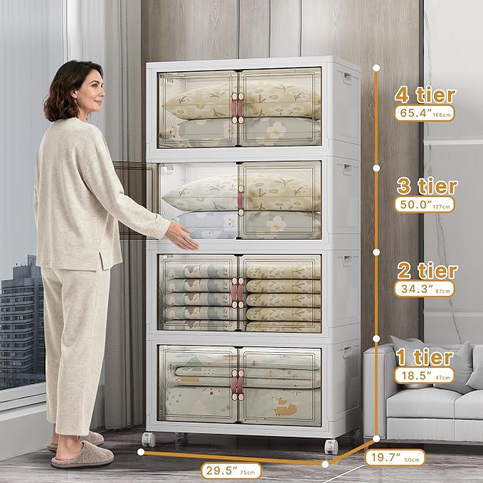 Extra Large Stackable Storage Bins - Image 3