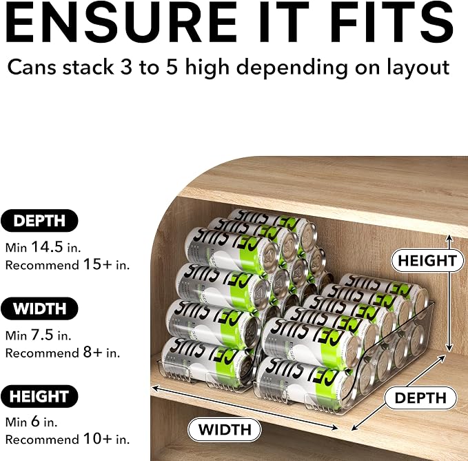 Simple Houseware Assorted Can Organizer - Image 3