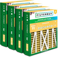 Filterbuy 21x21.5x5 Air Filter MERV 11 Superior Pet & Allergy Defense, Pleated by Filterbuy