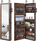 GISSAR Jewelry Mirror Armoire Wall Mount Over The Door Mirror Jewelry Cabinet by GISSAR