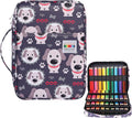 JAKAGO 220 Slots Colored Pencil Case Large Capacity Pen Holder by JAKAGO