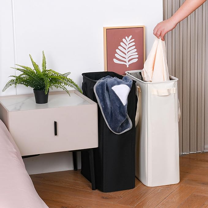 efluky Slim Laundry Basket, Narrow Laundry Hamper - Image 2