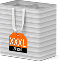 XXXL 36gal Large Laundry Basket, Laundry Hamper 2 Section by Fopeat