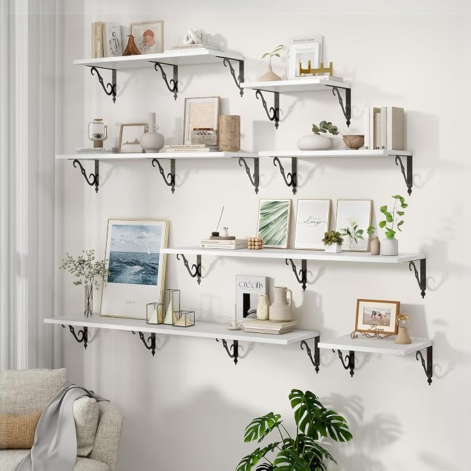 Floating Shelves for Wall, 12 Inch Deep Floating Shelf - Image 6