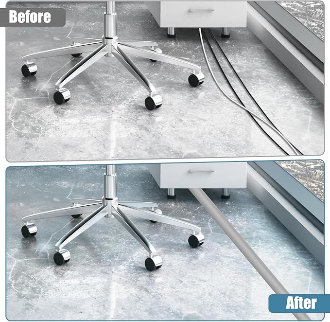 Floor Cord Covers for Wires 10FT Cable Hider Wire Cover Self Adhesive Cord - Image 4
