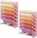 Kuntine.B Wall File Organizer Hanging Magazine Holder by KuntineB