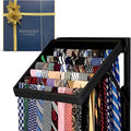 TieMaster Tie Rack and Scarf Organizer, Battery-Free Design, Holds 60 Ties and by TieMaster