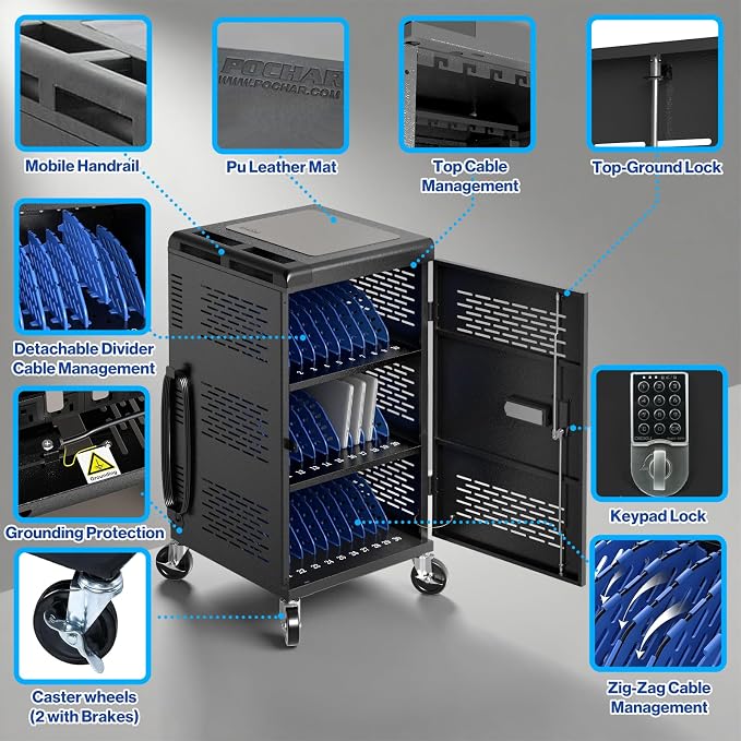Fully Assembled 30 Unit Device Charging Station - Image 4