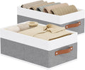 Storage Baskets, 16.1 × 9.8 × 6.5 Inch Drawer Organizers by YheenLf