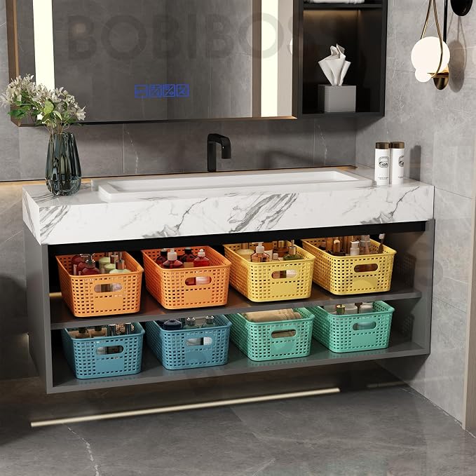 Colorful Plastic Storage Baskets - Image 5