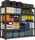Storage Shelves, Garage Metal Shelving Unit, Adjustable, Double-Layer Column by Beaunatixx