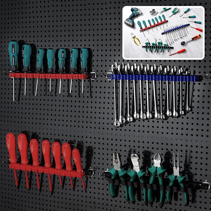 2 Pack Wall-Mounted Screwdriver Organizers - Image 5