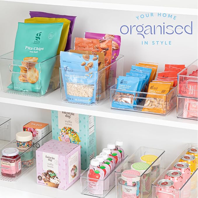 primebox Plastic Food Storage 2 Pack Clear Container Bin - Image 6