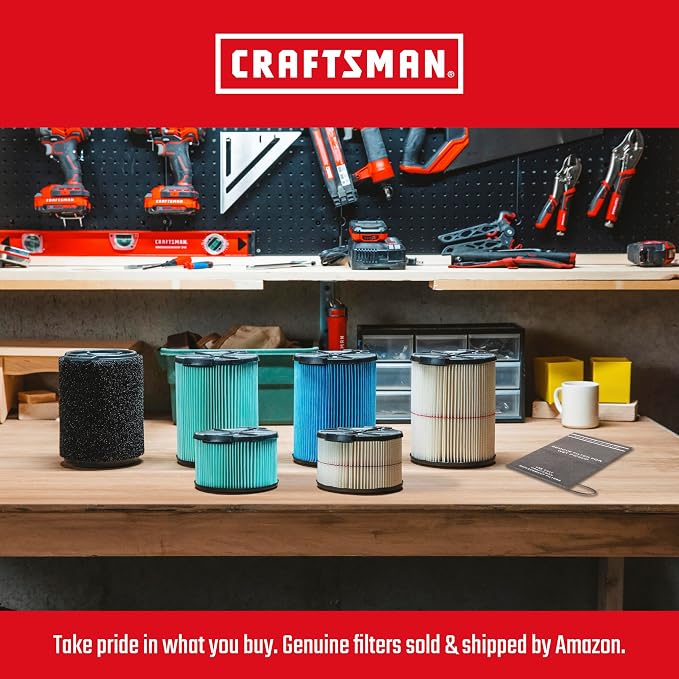 Craftsman CMXEVBE17607 16 Gallon 6.5 Peak HP Wet/Dry Vac - Image 5