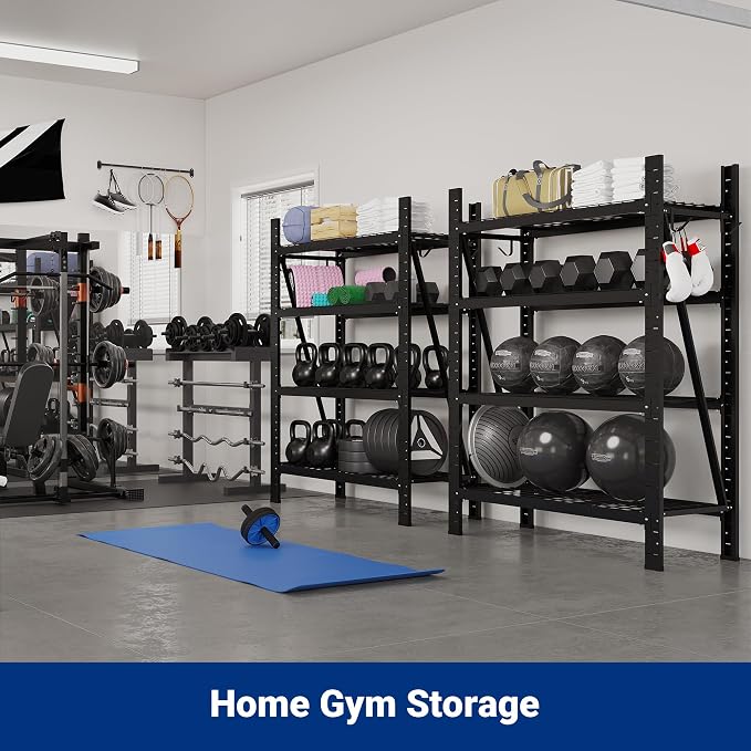 FLEXIMOUNTS Garage Shelving Heavy Duty, 49.6" W 4-Tier 10000LBS Industrial - Image 9