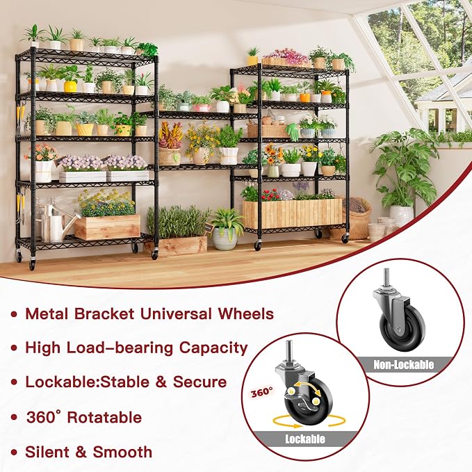 PrimeZone 6 Tier Wire Shelving - Image 8