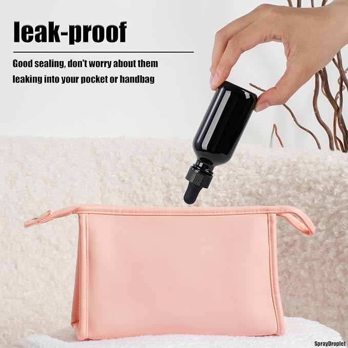24 Pcs, 2oz Glass Dropper Bottle, Leakproof Tincture Bottles - Image 5