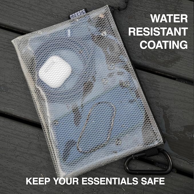 GOBAGS Air Production Extra-Small Clear Zipper Pouch – Cable Organizer & Travel - Image 6