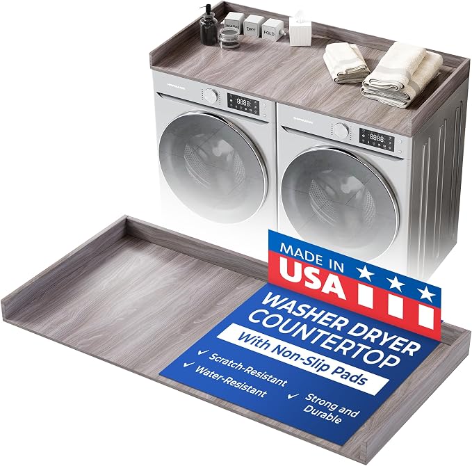 OfficeSimpli Large Washer Dryer Countertop 30 x 58 by OfficeSimpliUS