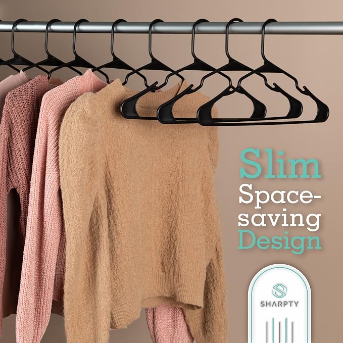 Sharpty Plastic Hangers Clothes Hangers - Image 5
