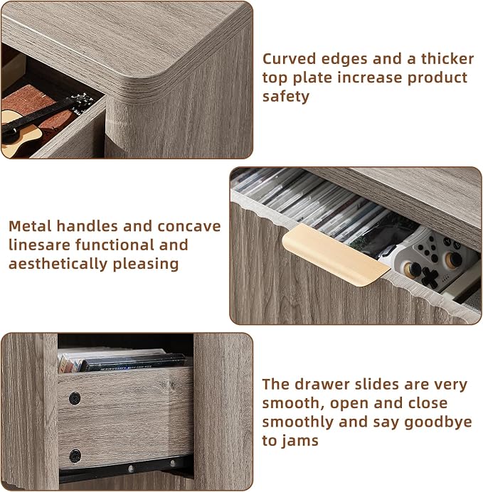 LEYAOYAO Fluted 5 Drawers Dresser - Image 6