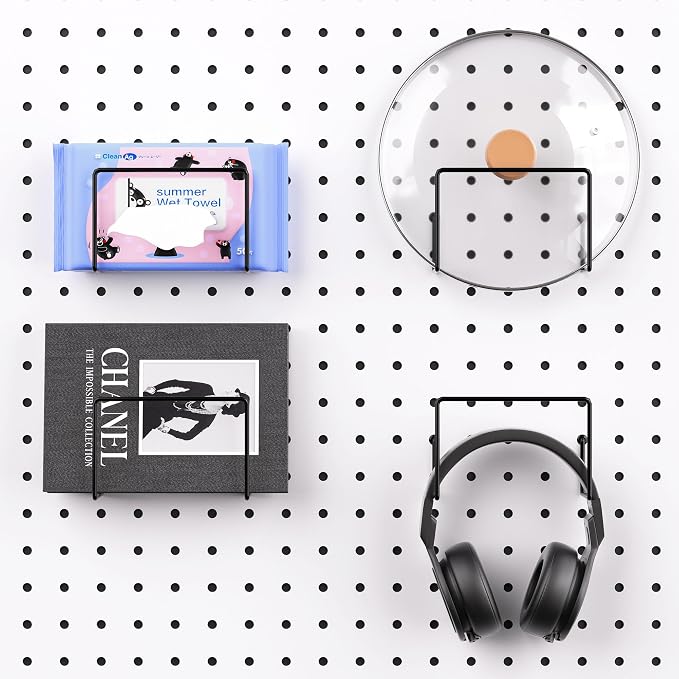 FRIMOONY Peg Board Organizer Accessories, Pegboard Hook Locks, - Image 3