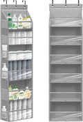 Over Door Organizer with 6 Extra Large Pockets 12 Side Pockets, Sturdy Closet by Unknown