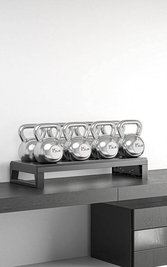 2-Tier Metal Computer monitor stand Laptop Desk Shelf & Monitor Riser ，27.55 - Image 5