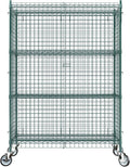 18"x48"x70" Metal Wire Green Security Heavy Duty Commercial NSF Certified by Krollen+Industrial