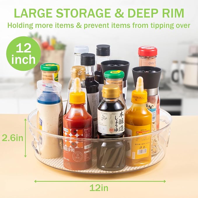 4 Pack Lazy Susan Organizer - Image 5