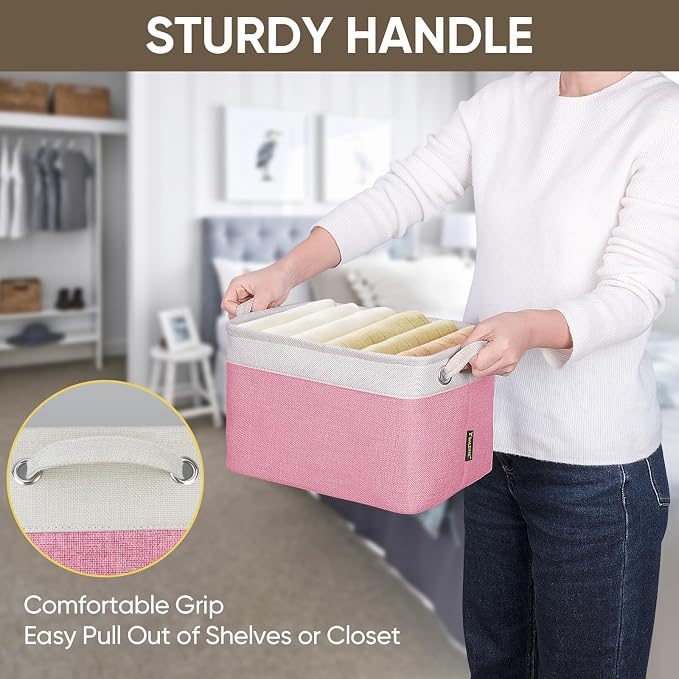 BALEINE 3 Pack Fabric Storage Bins - Image 9