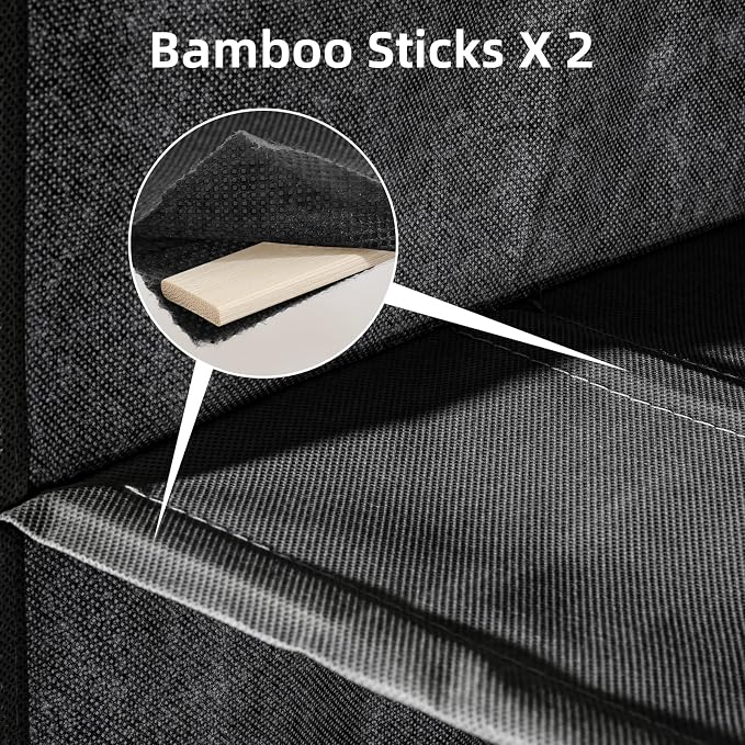 2 Packs Hanging Closet Organizer Stroage, 3-Shelf Hanging Shelves - Image 4